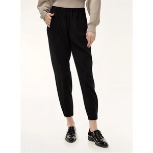 Aritzia Babaton Black Wool Dexter Pant - XXS 00 - like new